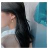 Exquisite Cat's Eye Stud Earrings: Trendy, High-End Design for Women, Autumn/Winter 2021