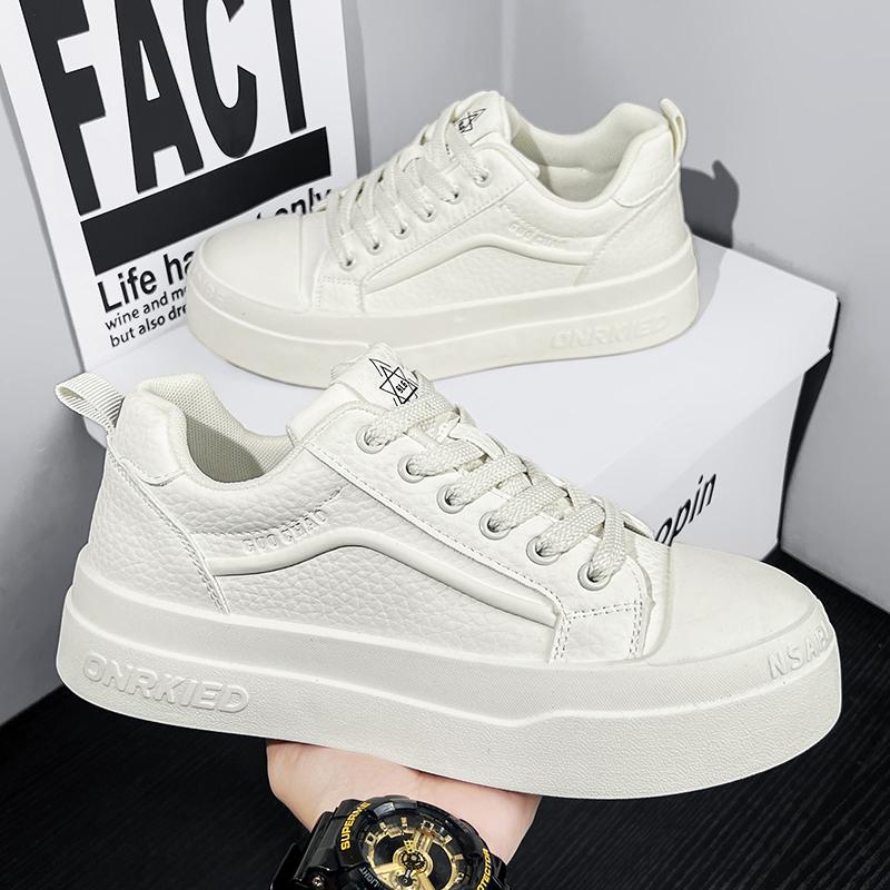2026 New Autumn Men Thick Sole Casual Skate Shoes, Trendy Fashion Versatile Daily Outdoor Sports Sneakers