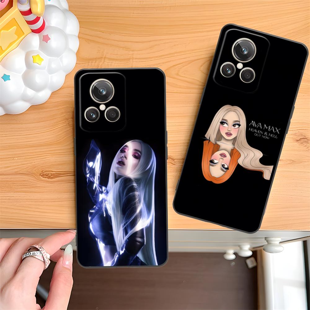 Fashion Ava Max Matte TPU Mobile Phone Case for Realme GT 8 Neo Pro C75 73 71 C67 65 C55 53 C35 31 C20 15 Colorful Cover