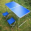 Portable Outdoor Folding Table & Chairs for Street Vendors and Camping