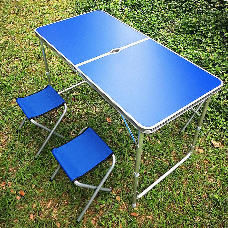 Portable Outdoor Folding Table & Chairs for Street Vendors and Camping