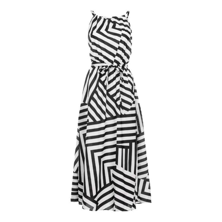 Abito Estivo Sexy da Spiaggia Donna Boho Maxi Lungo da Sera Festa Vestito Estivo
