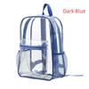 Klarer Wasserdichter Rucksack 1 Stück PVC Transparente Tasche Stadionzugelassen für Baseballspiele Arbeit Konzerte