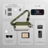 Body Mini Shoulder iPad Mini for Olive Green [tomtoc] Men's Bag, One-Shoulder Bag, Small, Water-Repellent, Lightweight, Bag, Compatible, Outdoors,