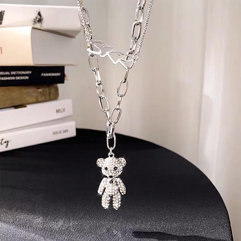 Korean Minimalist Love Necklace - Retro Clavicle Chain for Women