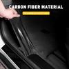 Accessories Carbon Fiber Vinyl Car Door Sill Scuff Cover Plate Sticker Protector