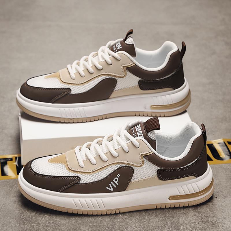 

Чоловіче повсякденне спортивне взуття, дихаючі легкі кросівки, літні кросівки для тенісу на відкритому повітрі, для бігу, ходьби 44 хакі