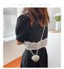 Shell Small Women's Evening Bag - 2025 Pearl Chain Crossbody & Handheld Shoulder Bag, Korean Style.