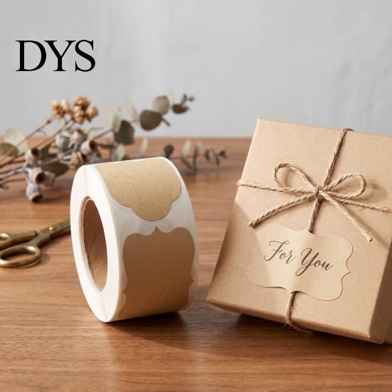 Self Adhesive Labels for Jars Blank Label Stickers, Self‑Adhesive Gift Tag Stickers 250 Per Roll, Assorted Mailing Small Business Shapes Jars,