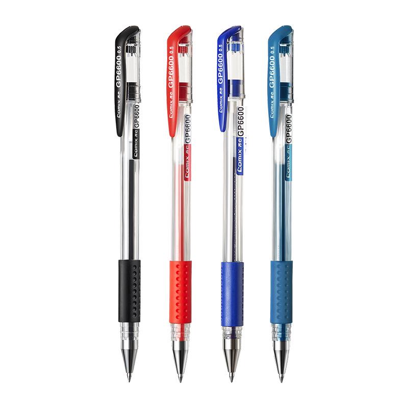 Qixin GP6600 Classic 0.5mm Office Pen with R980 Refill 0.5mm красный