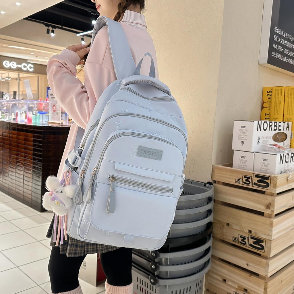 Schoolbag1011 New High-value Mori Backpack College Wind Junior High School Student Backpack Large-capacity High-value Schoolbag