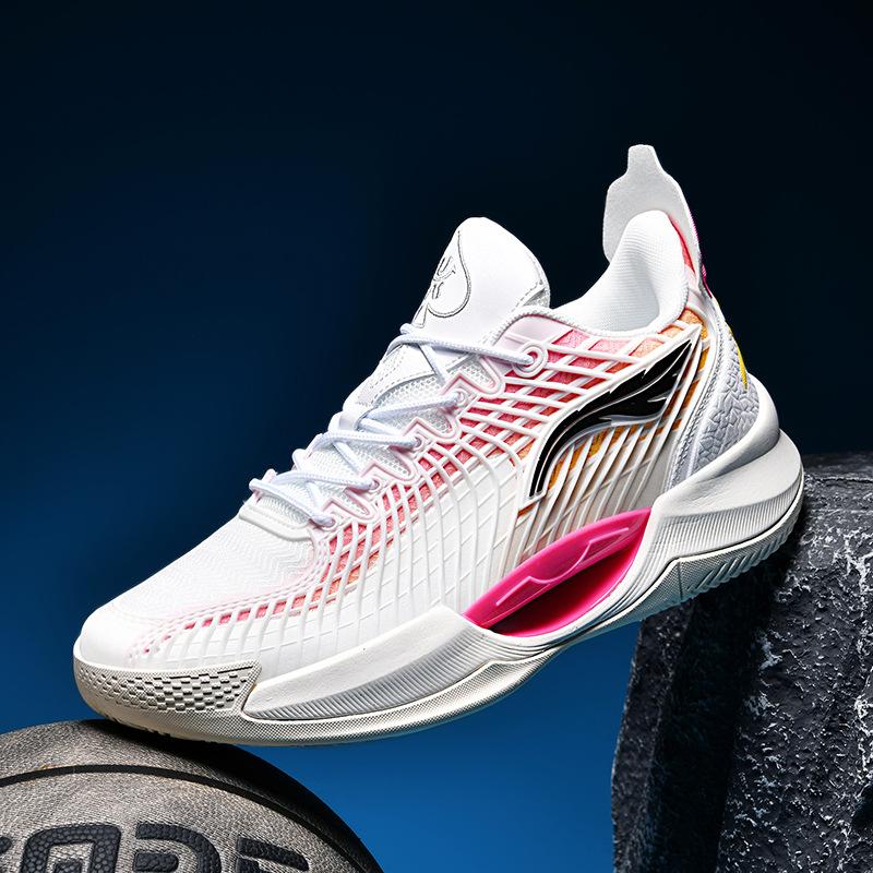 

Мужские баскетбольные кроссовки 2025 года 2025 новые сетчатые дышащие баскетбольные спортивные кроссовки спортивные студенческие ультралегкие амортизирующие кроссовки для бега 36