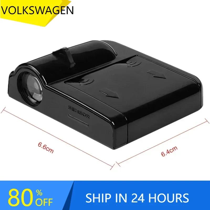 For VOLKSWAGEN VW New Jetta VW For Volkswagen 2PCS Car Door Emblem LED Light Welcome Lamp Wireless Laser Projector For Volkswage