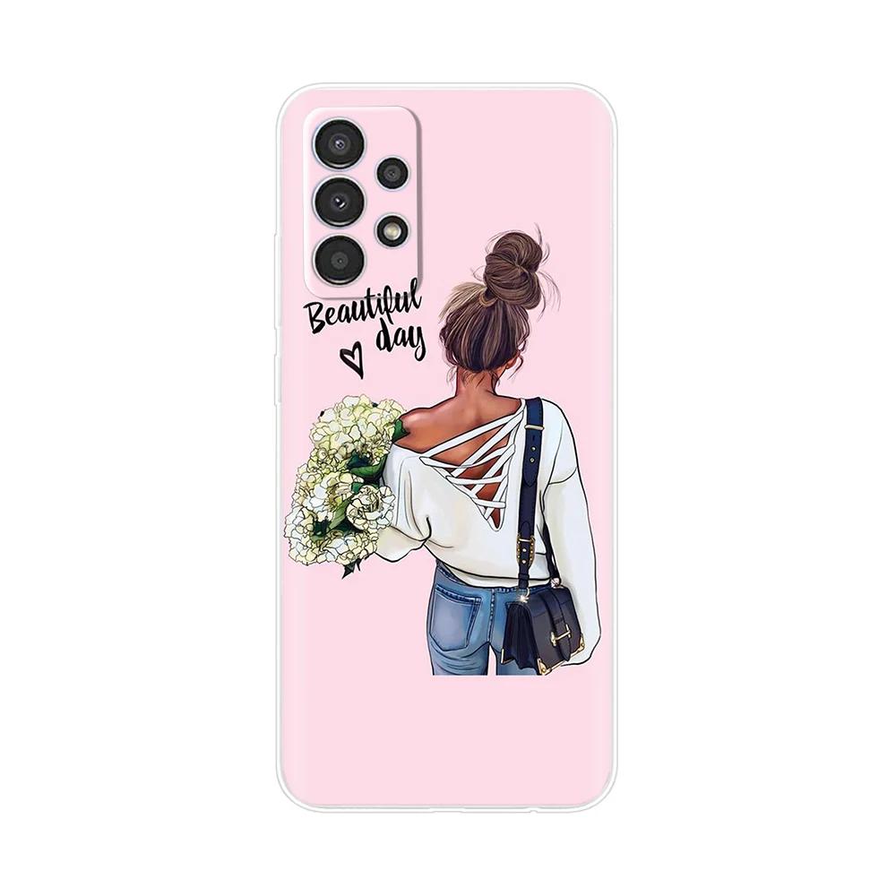 For Samsung A73 5G Case Cute Cartoon Phone Case for Samsung Galaxy A53 5G Transparent Soft Silicon Back Cover For Samsung A33 5G