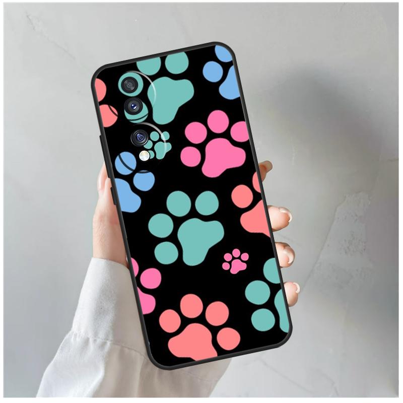 Cat Dog Paws For Honor Magic 8 5 6 7 Pro Case For Honor 200 400 70 90 Lite X8c X8b X9a X9b X9c X9d Win RT