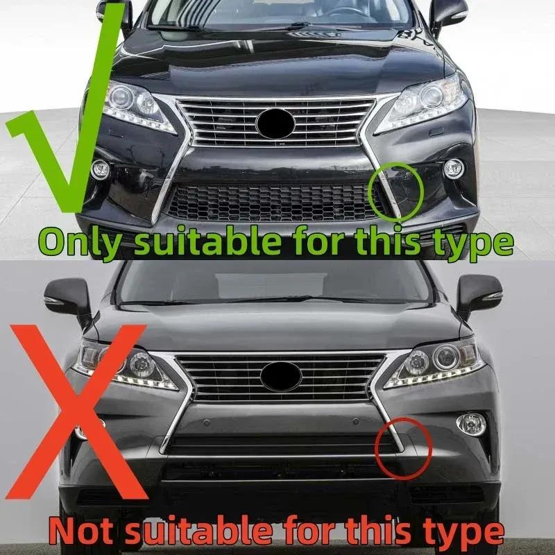 For Lexus RX270 RX350 RX450H 2013 2014 2015 Car Front Bumper Tow Hook Trailer Eye Cover Cap Lid Plating Chrome Tirm Strip