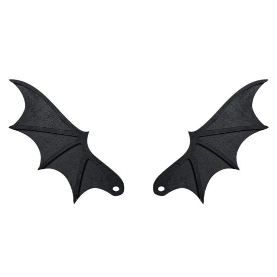 Bat Wings Wooden License Plate Accessory Universal Gothic Car Decor for Car License Plate Halloween Wall Party Decor