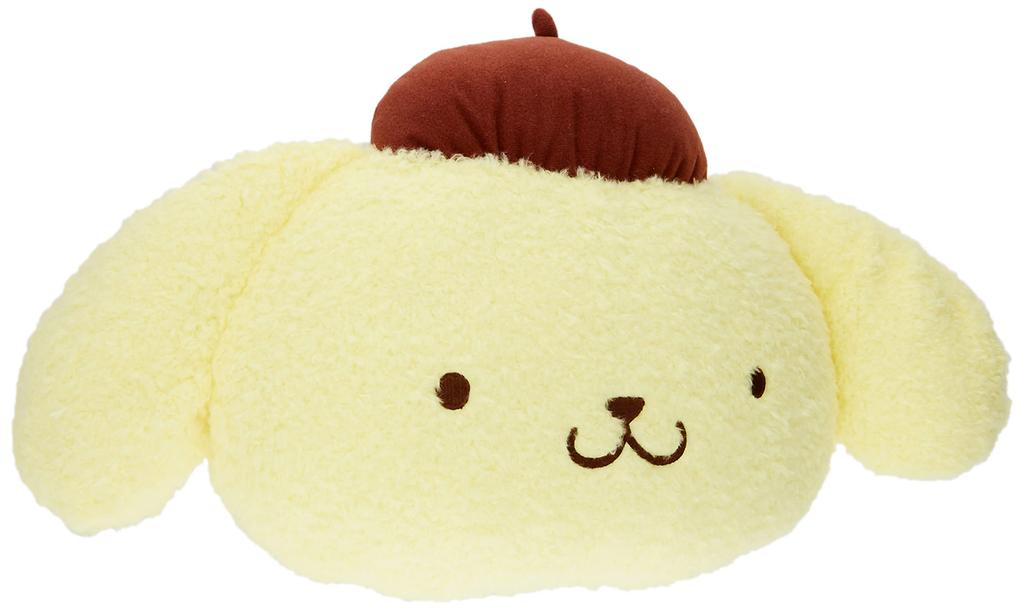 Sanrio Pompompurin Face 113387 Cushion, Small,