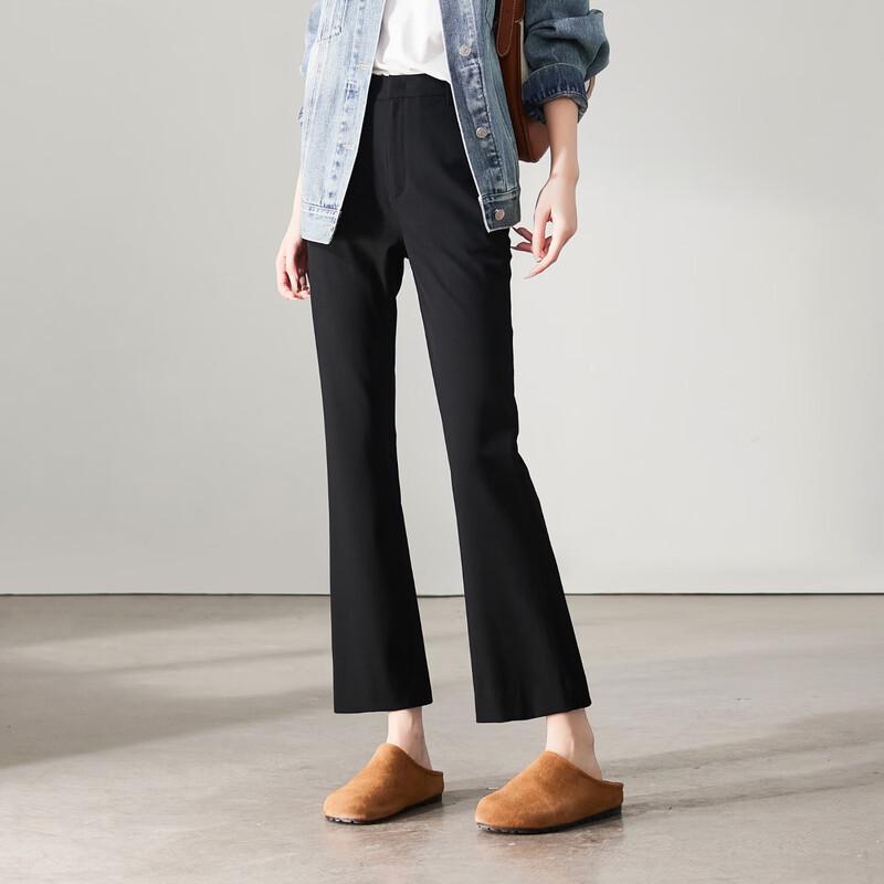 SOFSIL Women's High-Waist Stretchy Slim-Fit Flare Pants