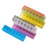 New Hot Premuim Small Portable Travel 7 Days 7 Grids Pill Box Cases Container Organizer Storage for Vitamin Medicine Fish Oils