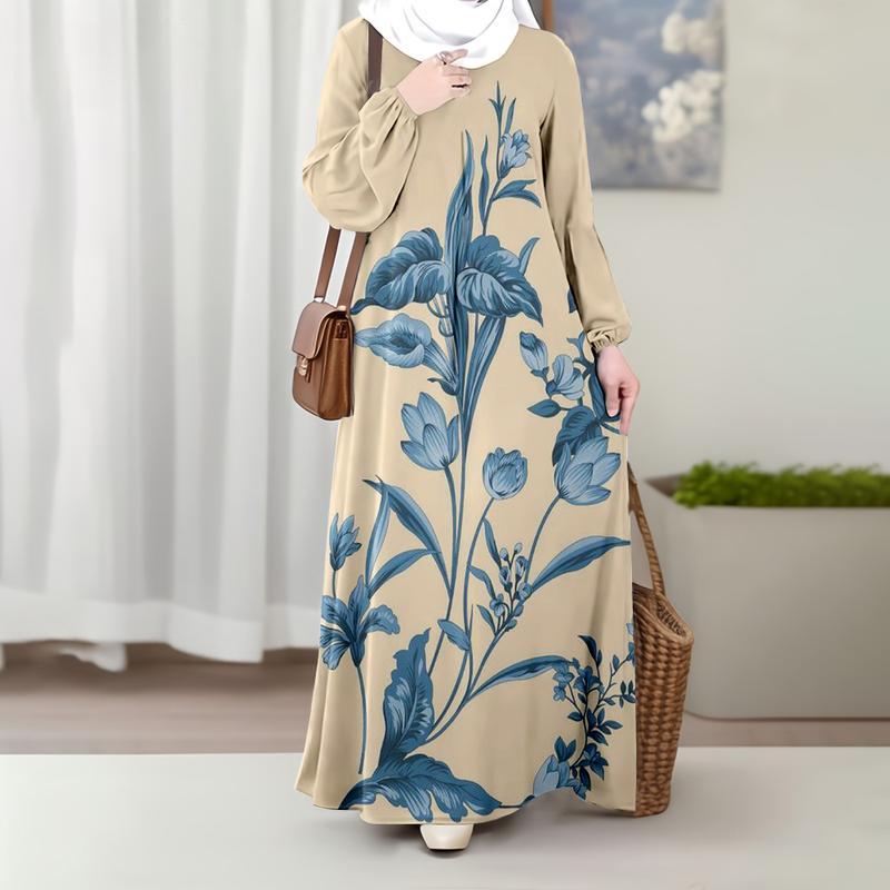 

Праздничные свободные платья для женщин, подходящие для весны и лета, повседневные платья можно носить как верхнюю одежду, классические мусульманские длинные юбки. 2XL зелёный