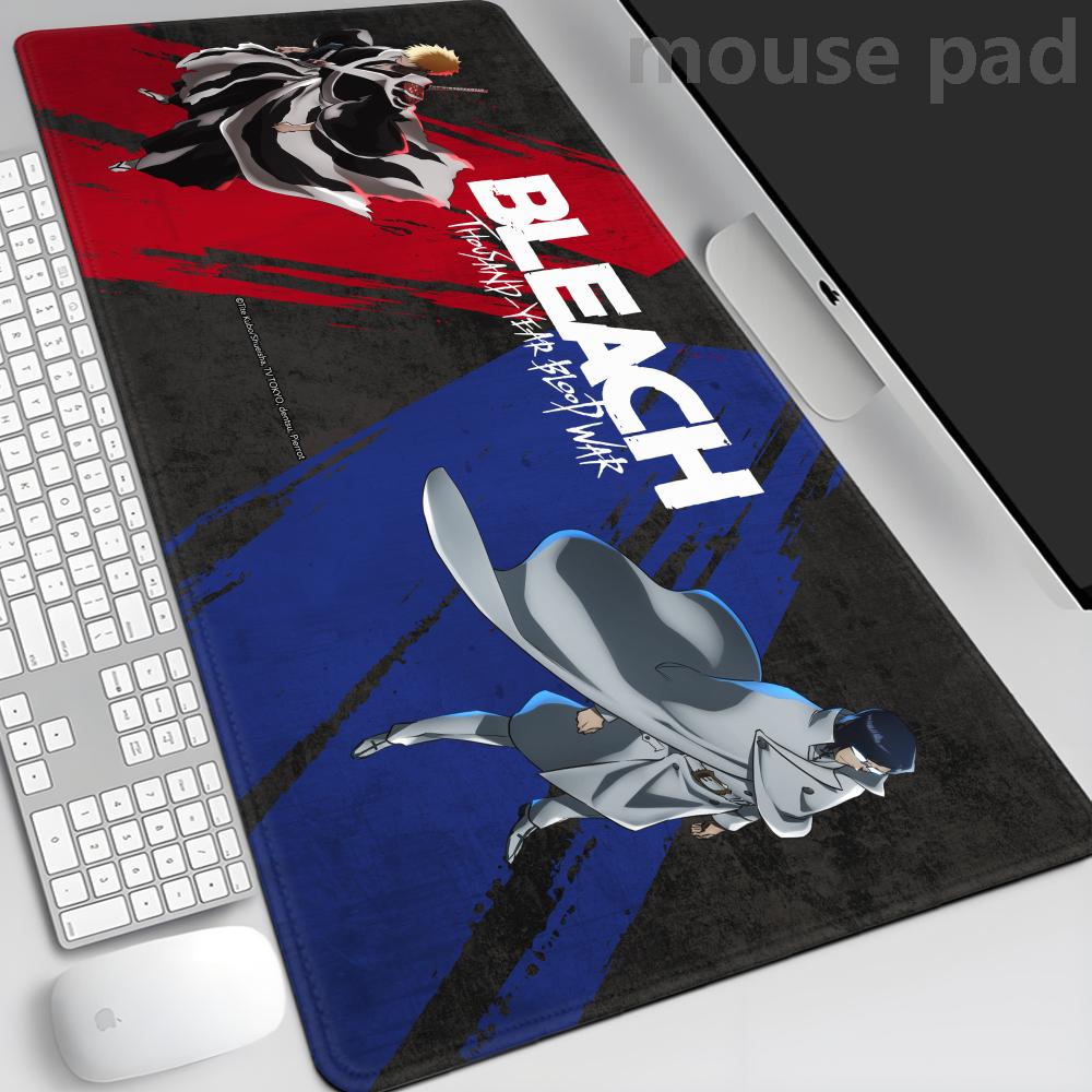 HD Anime podložka pod myš XXL Bleach podložka pod myš Kurosaki Ichigo Velká podložka pod myš na počítač Gumová podložka na stůl Manga Velké podložky pod notebook