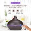 Diffuser For Home Remote Control Home Air Humidifier Aromatherapy Essential Oil Diffuser Large Capacity Electric Ultrasonic Arom