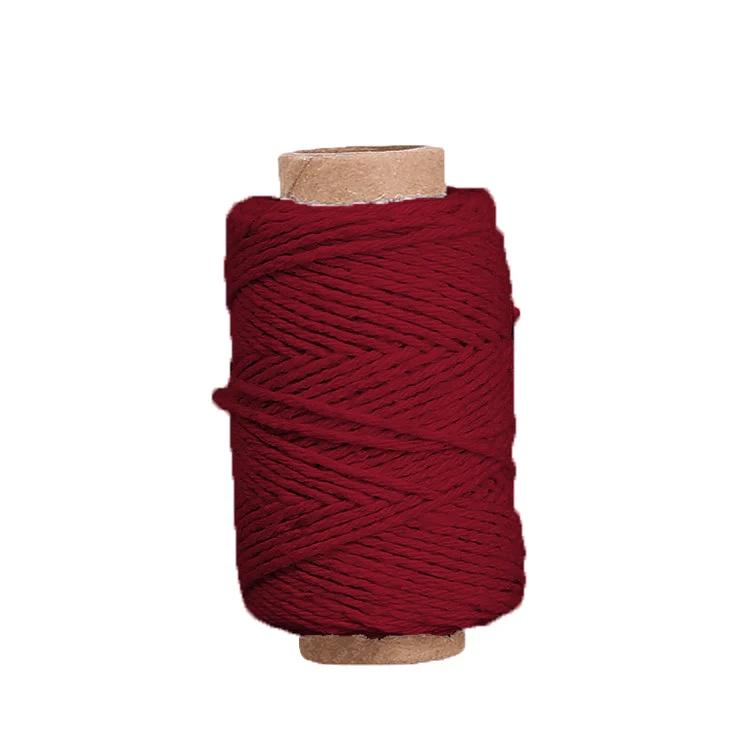 Cotton Macrame Cord Rope Bohemia Wedding Crafts DIY Twine Thread String Handmade Sewing Home Wall Hangings Party Decor