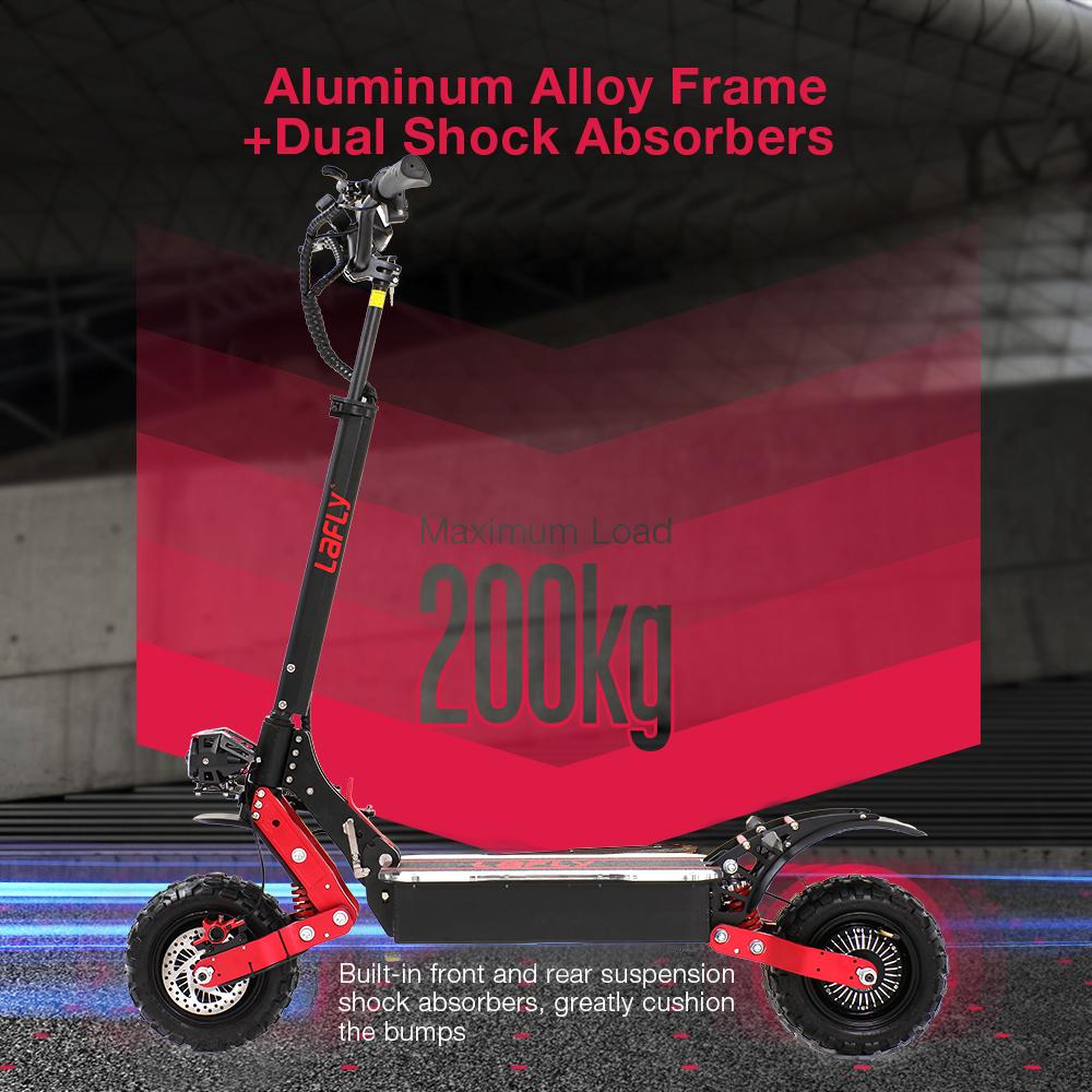 2025 EU-Certified RS7 Hot Sale 3800W Dual Motor 52V 38AH Electric Scooter 80KM/H Top Speed 70KM Range Foldable for Ultimate Mobi