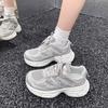 Thin dad shoes women's summer new versatile thick-soled breathable mesh lightweight casual sports shoes tide