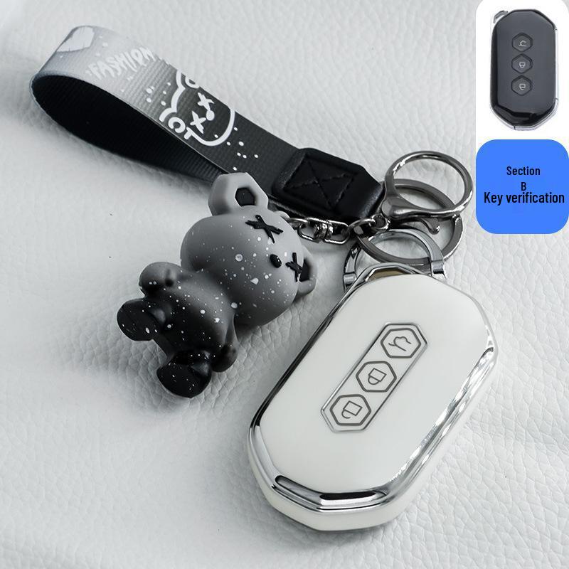 Key Case Shell for Wuling Hongguang MiniEV Macaron 2022 - GAMEBOY GB Design