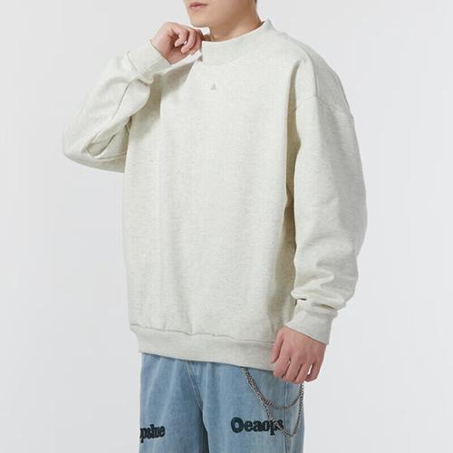 Adidas Sports Running Fitness Training Casual Fleece Sweatshirt Unisex Gray