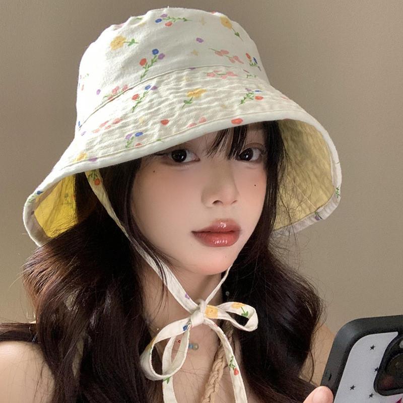 Floral Reversible Summer Bucket Hat For Women With Uv Protection Gifts Caps
