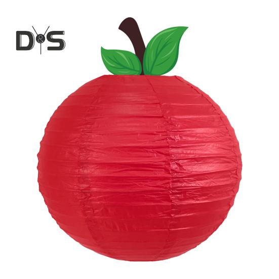 

Фруктовый фонарь в китайском стиле, красный бумажный фонарь в форме фрукта, украшение для домашнего декора школьного класса 15cm