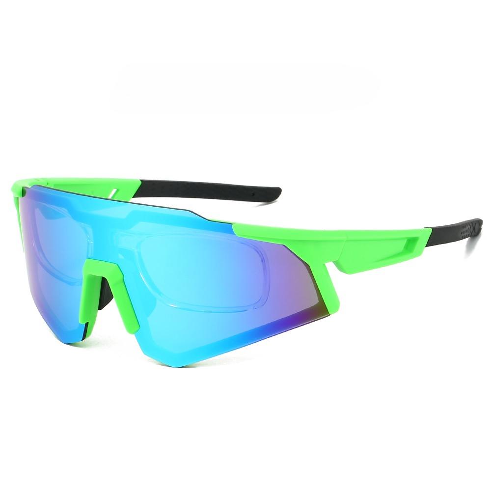 Rimless Sports Goggle Men Fashion Mirror Protective Sunglasses for Cycling Women  New Trendy Anti-UV Outdoor Shades