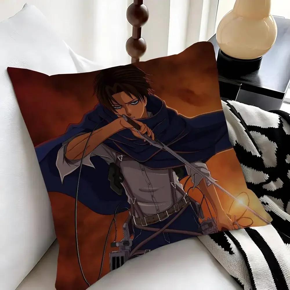 Levi Ackerman Pillow Cover For Bedroom Room And Living Room Sofa Decorative Cushion Cover