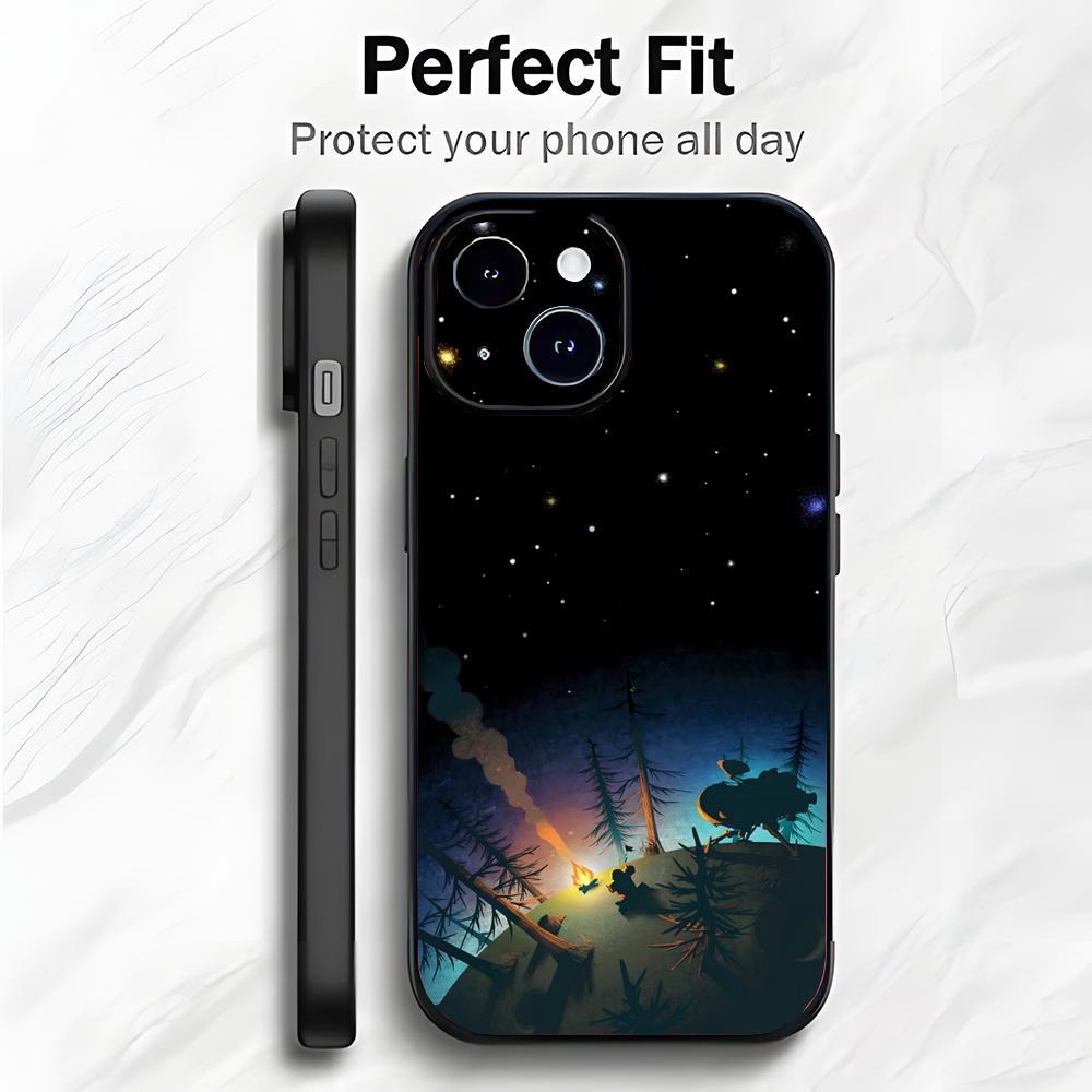 SciFi Exploration Game O-Outer Wilds Phone Case Phone Case Soft Packaging Lightweight For iPhone17 16 15 14 13ProMax