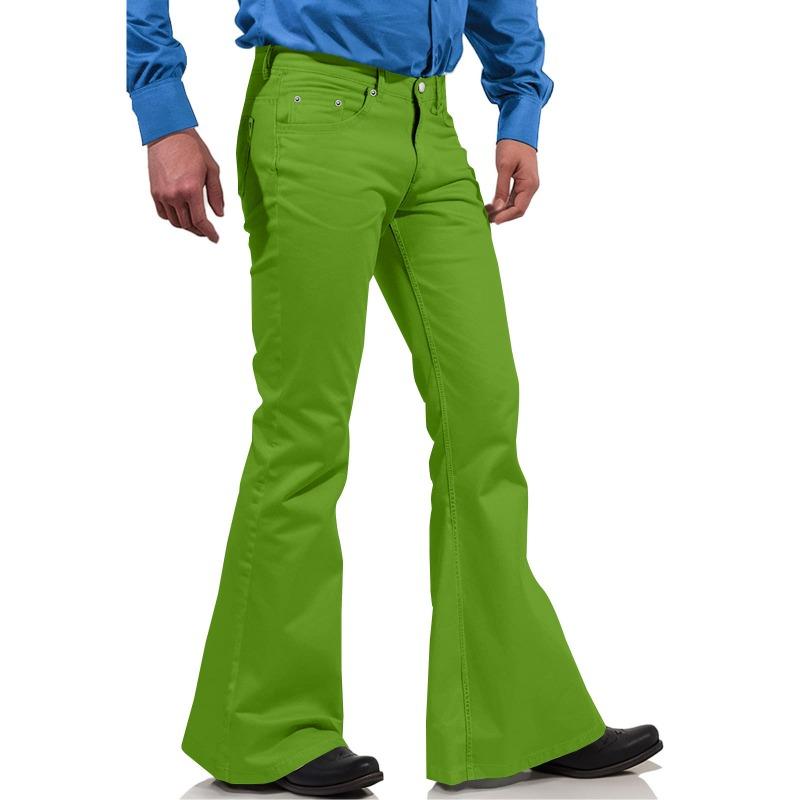 GMXIA Men's Fashion Casual Solid Color Print Pants & Capris