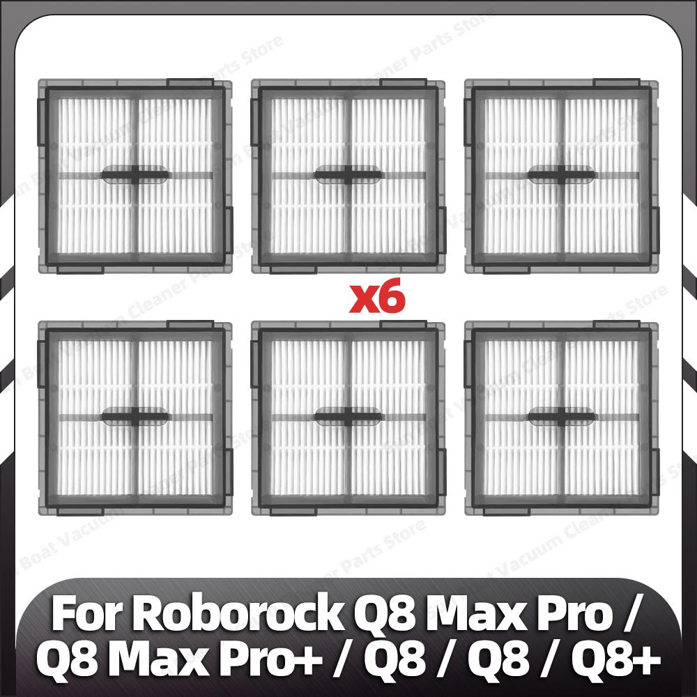 Compatible for Roborock Q8 Max Pro / Q8 Max Pro+/ Q8 / Q8 / Q8+ Main Side Brush HEPA Filter Mop Pad Dust Bag Spare Parts
