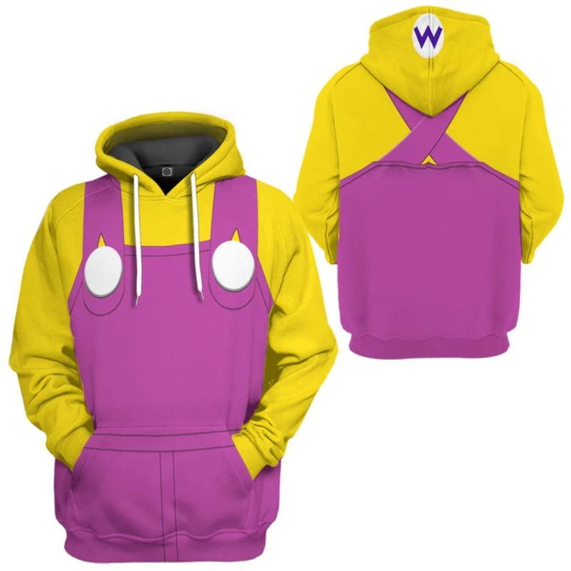 Felpa con cappuccio costume Rayman da uomo Cosplay Pullover con cappuccio Manica lunga Pile Felpa da uomo Casual Unisex Streetwear Felpa con cappuccio Stampa 3D
