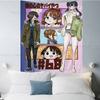 Dangers In My Heart Anime Tapestry Hanging Tarot Hippie Wall Rugs Dorm Home Decor