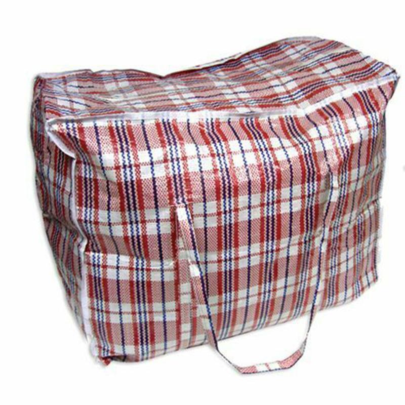 

Jumbo Bag Laundry Waterproof Zipper Reusable Strong Storage Travel Organizer Bag M(60*60*15cm/23.6*23.6*5.9in) красный