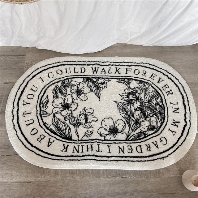 Tappetino da bagno antiscivolo Ins Style Zerbino assorbente Tappetini d'ingresso Tappetini da balcone Tappeti da veranda Tappetino da bagno per soggiorno