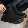 Winter/Autumn Chelsea Boots British Style Women Shoes Genuine Leather Shoes for Women Retro Carved Boots Round Toe Ankle Boots