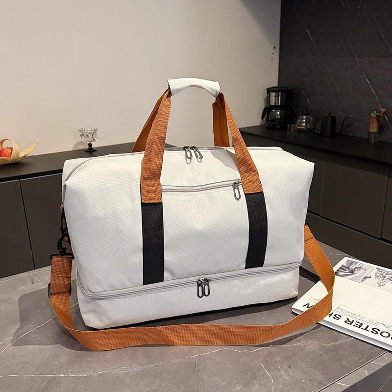 Large Capacity Lightweight Portable Travel Bag with Dry and Wet Separation, Short Distance Luggage Bag, Men's and Women's Sports Yoga Fitness Bag