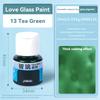 Creative 20ml Acrylic Paints Rich Color Waterproof Glass Pigments Tube For Painting Supplies Artist Drawing Art DIY Crafts