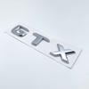 FD06-3D Flat Letters ABS Emblem GTX GTC ID4 ID6 for Volkswagen Car Tailgate Trunk Lid Nameplate Badge Logo Sticker Chrome Black