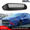 Front Bumper Lower Grill Honeycomb Grille Racing Grills for Ford Fusion Mondeo 2013-2016 Air Intake Grille Cover Auto Parts