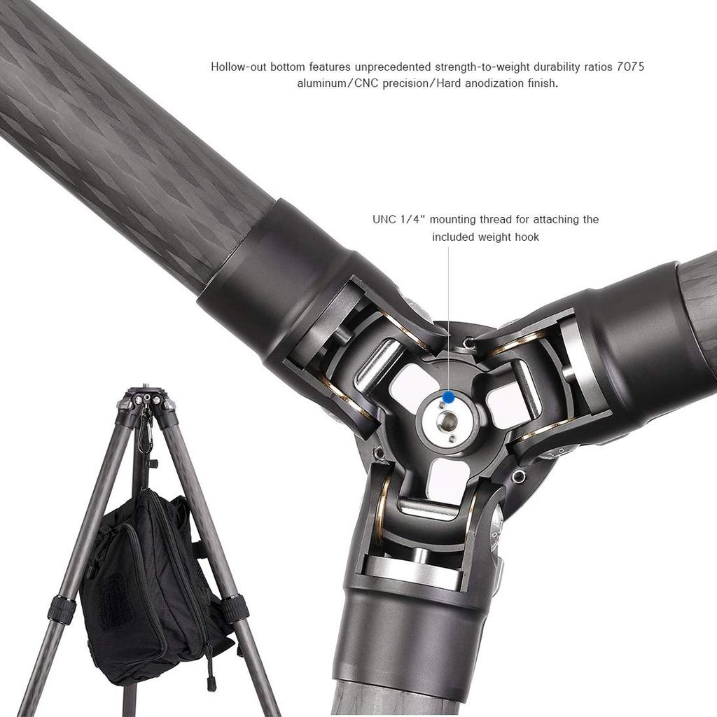 Leofoto Carbon Tripod Official Domestic Import LS-364C 4-section /