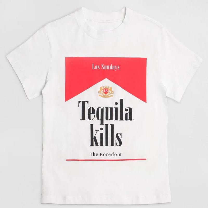 

Tequila Killer Graphic Tees Retro Women Hippie Cute Vintage Fashion Shirts Tops Funny Alcohol Drinking TShirts Unisex Clothing S